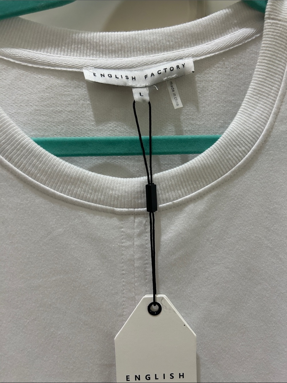 English Factory White Puff Sleeve Tiered Mini Dress - Picture 6 of 10